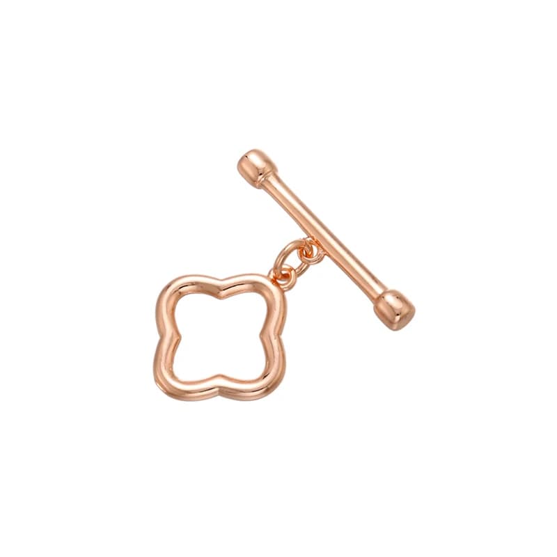 1PCS Oval/heart Brass Cubic Zirconia Clasps Hooks